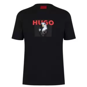 Image of Hugo Dhynx T Shirt - Black