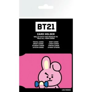 Image of BT21 Cooky Oyster Wallet Travel Holder ID Card Holder