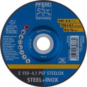 Image of PFERD 62015520 Psf Steelox Grinding disc (off-set) 150 mm 22.23mm 10 pc(s)