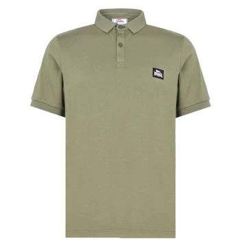 Image of Lonsdale Jersey Polo Shirt Mens - Green
