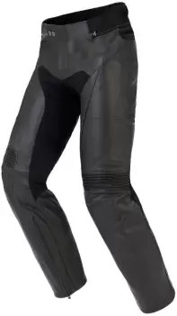 Image of Spidi RR Naked Motorcycle Leather Pants, black, Size 48, black, Size 48