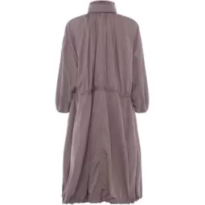 Image of French Connection Aroni Nylon Hooded Coat - Brown