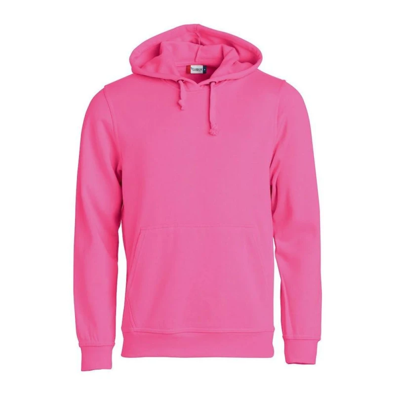 Image of Clique Mens Basic Hoodie in Cerise Size: XS Cerise Male XS