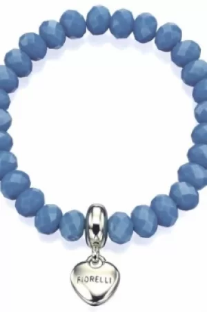 Image of Fiorelli Jewellery Stretch Blue Bead Bracelet JEWEL XB1483