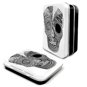 Image of Ink Skull Keepsake Tin 11x8x2cm