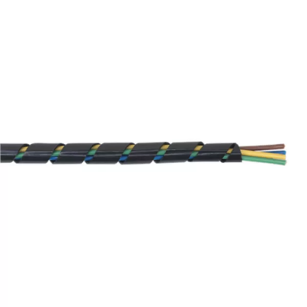 Image of Genuine SEALEY SWS816 Spiral Wrap Cable Sleeving Ø8-16mm 10mtr