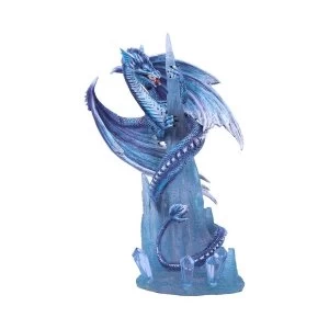 Image of Crystal Custodian Blue Ice Dragon Figurine