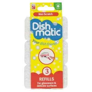 Image of Dish Matic Dishmatic Non Scratch Refills 3 Pack