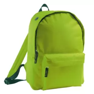 Image of SOLS Rider Backpack / Rucksack Bag (ONE) (Apple Green)