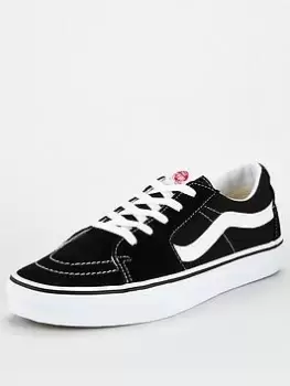 Image of Vans Ua Sk8-Low Plimsoll - Black/White, Size 7.5, Men