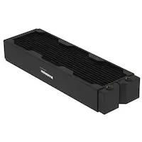 Image of Barrow Dabel-60d 360mm Triple Fan Radiator with 60mm Depth - Black