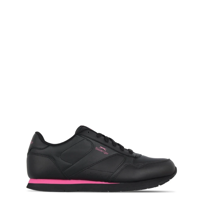 Image of Slazenger Classic Trainers Ladies Black/Cerise female 3 (36)