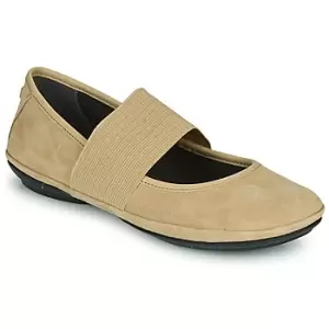 Image of Camper RIGHT NINA womens Shoes (Pumps / Ballerinas) in Beige,4,5,6,2