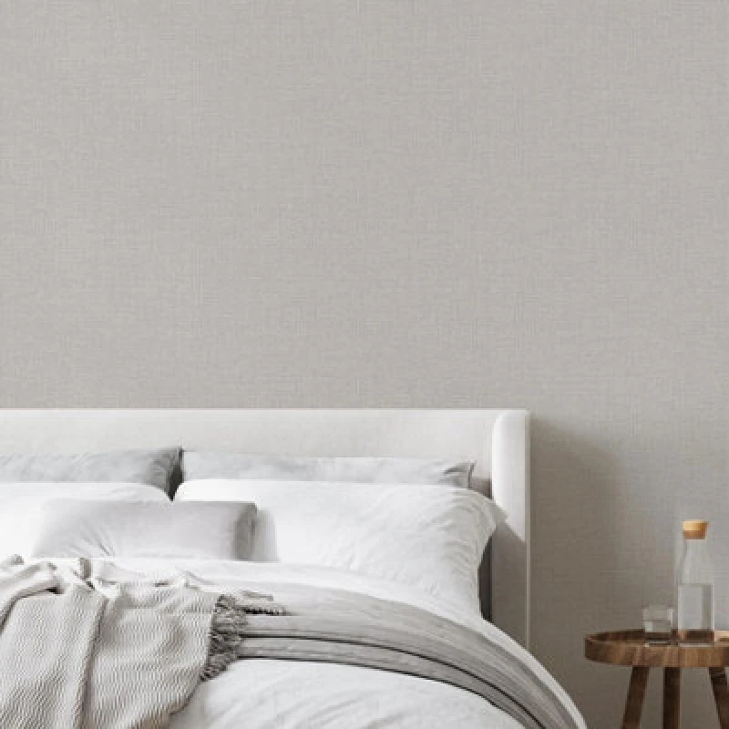 Image of Boutique Boutique Breeze Texture Metallic Shimmer Wallpaper in Cream Size: 10000mm_x_520mm Cream 10000mm_x_520mm Unisex 5011583659009