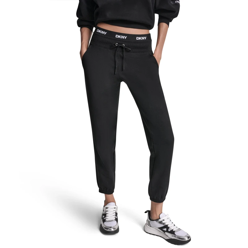 Image of DKNY HR Jogger Ld62 Black female 8 (XS)