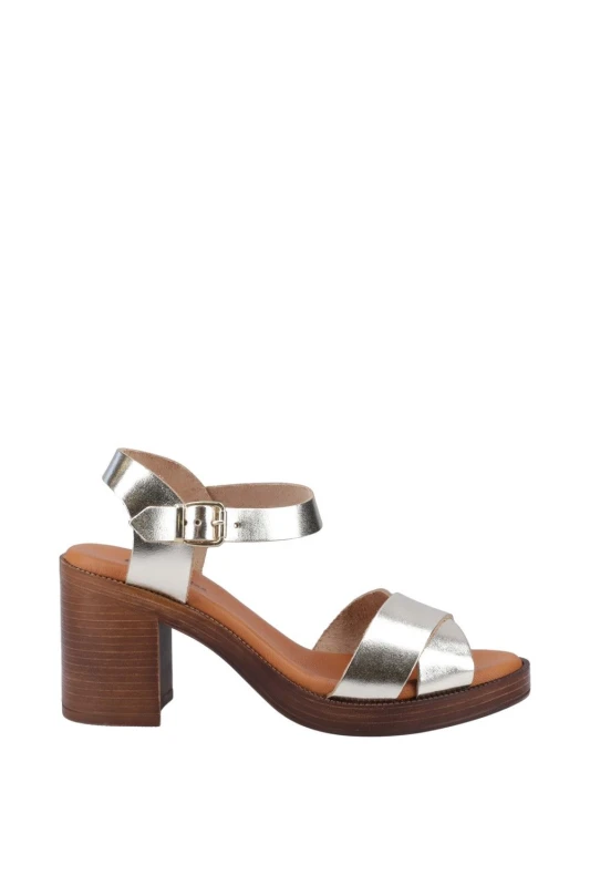 Image of Hush Puppies Georgia' Sandal Gold female