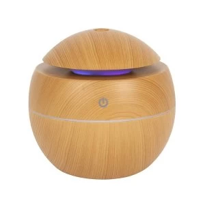 Image of Small Round Wood Grain USB Powered Aroma Diffuser 150ml