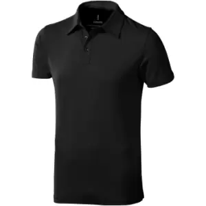 Image of Elevate Mens Markham Short Sleeve Polo (S) (Anthracite)