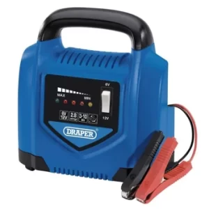 Image of Draper 6V/12V Battery Charger, 2.8A