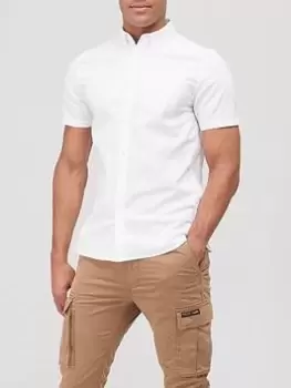 Image of Superdry Vintage Oxford S/s Shirt, White Size M Men