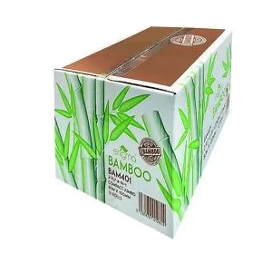 Image of Lucart Toilet Roll Natural Bamboo 4 in 1 Jumbo Pack of 12 BAM401