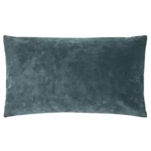 Image of Camden Micro-Cord Corduroy Cushion Denim, Denim / 30 x 50cm / Polyester Filled