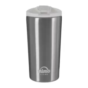 Image of Silver Finish Double Walled Mug 250ml