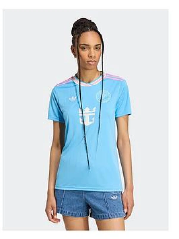 Image of adidas Inter Miami Third Shirt 2025 2026 Womens Domestic Replica Shirts 10 (S) Blue 37614718350