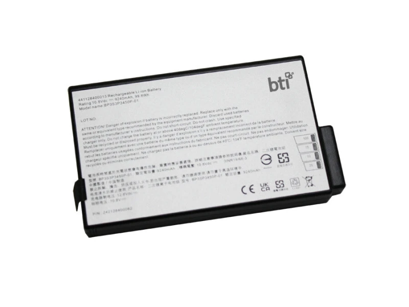 Image of BTI BP3S3P3450P-01 compatible 99.8Wh 9-cell battery for GETAC X500 V10