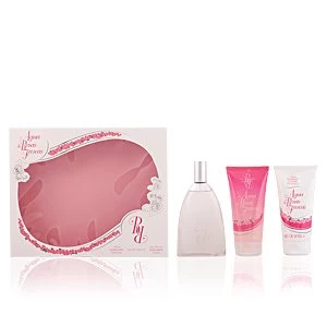 Image of Aire De Sevilla Agua De Rosas Frescas Gift Set 150ml Eau de Toilette + 150ml Shower Gel + 150ml Body Cream