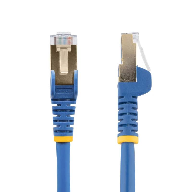 Image of 10m Blue CAT6a RJ45 10GbE STP Cable