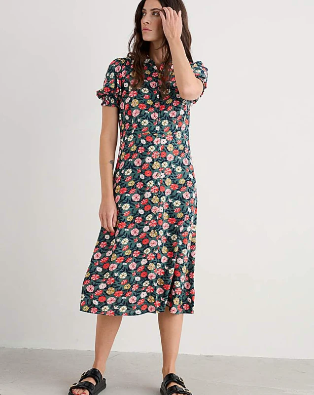 Image of Seasalt Seasalt Cornwall Bridget Shirt Dress Multi - Seasalt - Size: 16 Multi Female 16 GQ50205