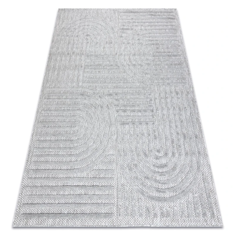 Image of RugsX Santo Rug in Grey Size: 140cm x 190cm Grey Unisex 140cm x 190 cm