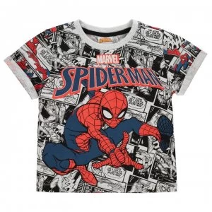 Image of Character Short Sleeve T Shirt Boys - Spiderman