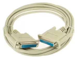 Image of Roline RS-232, 3m, Female DB25 to Female DB25