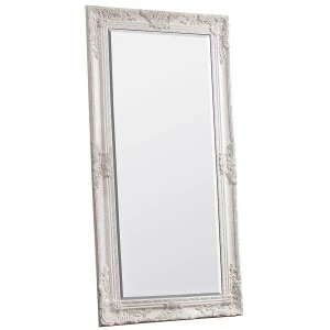 Image of Gallery Hampshire Baroque Full Length Leaner Mirror - Cream