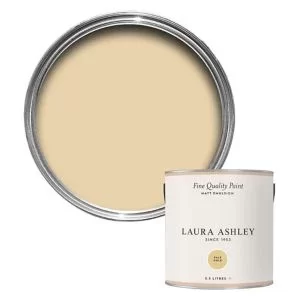 Image of Laura Ashley Pale Gold Matt Emulsion Paint, 2.5L