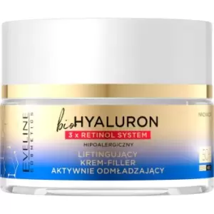Image of Eveline Cosmetics Bio Hyaluron 3x Retinol System Day and Night Lifting Cream 50+ 50ml