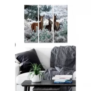 Image of MDF1940368 Multicolor Decorative MDF Painting (3 Pieces)