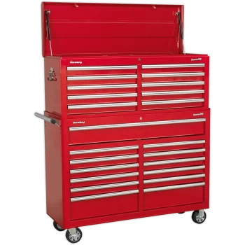 Image of Sealey Superline Pro 23 Drawer Roller Cabinet and Tool Chest Red