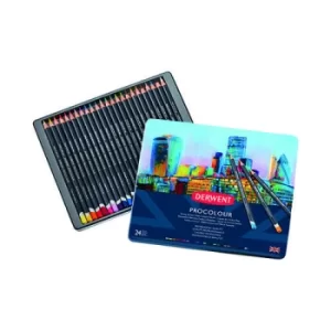 Image of Derwent Procolour Colouring Pencils Assorted (Pack of 24) 2302506