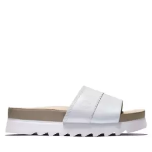Image of Timberland Santa Monica Sunrise Slide Sandal For Her In White, Size 6