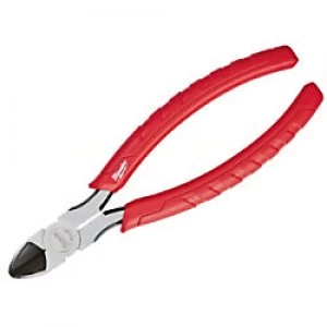 Image of Milwaukee Diagonal Cutting Plier 48226107 22mm Iron Carbide Silver, Red