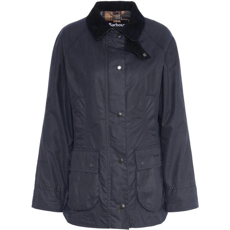 Image of Barbour Womens Beadnell Wax Jacket Navy female 20 (3XL)