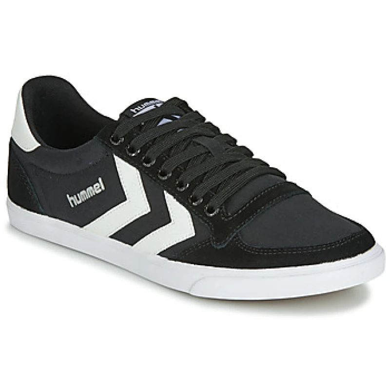 Image of hummel SLIMMER STADIL LOW mens Shoes (Trainers) in Black