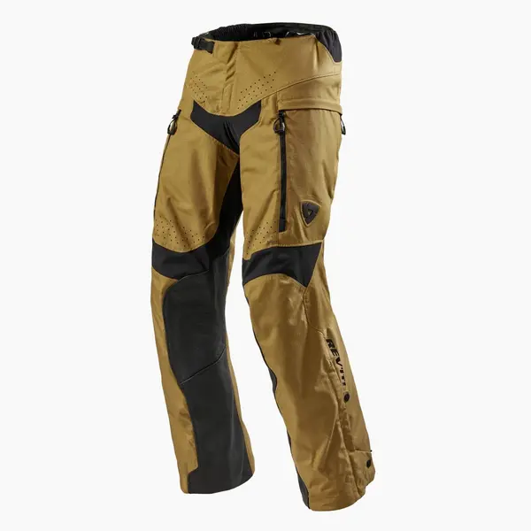 Image of REV'IT! Continent Ocher Yellow Motorcycle Pants Size 2XL