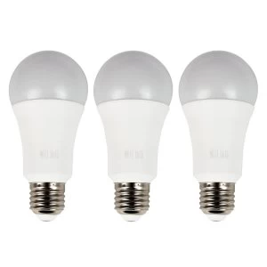Image of Smart RGB Dimmable WiFi Bulb screw end - Alexa/Google Home - 3 Pack