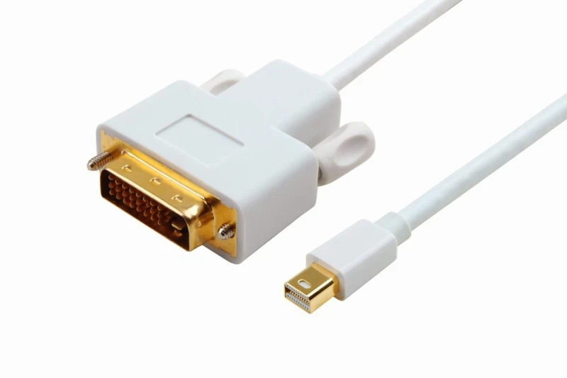 Image of Microconnect MDPDVI2 video cable adapter 2m DVI-D mini DisplayPort Wh