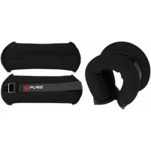 Image of Ankle and Wrist Weights 2x1.5 kg Black Pure2Improve