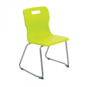 Image of TC Office Titan Skid Base Chair Size 5, Lime
